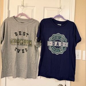 Classic Gray and Navy Graphic Tees by Mission Ridge